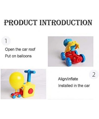 Space Version - Astronaut - Kids Balloon Power Car - Balloon Powered Car Rocket - Fun Inertia Toys Aerodynamics Inertial Powe...