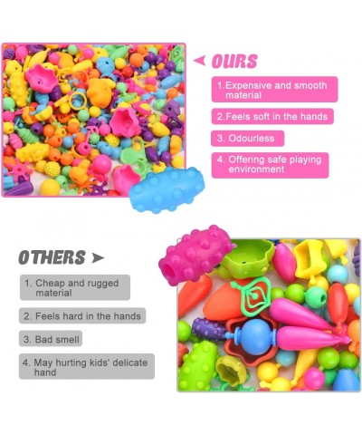 Pop Beads - 700+Pcs DIY Jewelry Making Kit for Toddlers Girls 3 4 5 6 7 8 Year Old Kids Pop Snap Beads Set Art & Crafts Creat...