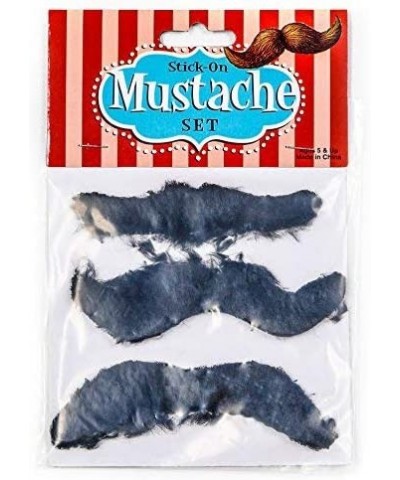 Fake Mustaches - Pack of 12 - Dress up for Your Movember Events - Novelty and Toy - for Halloween Parties Kids Favors Adults ...