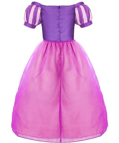 Princess Dresses for Girls Purple Halloween Costumes Princess Dress up Clothes for Little Girls $46.85 Kids' Costumes