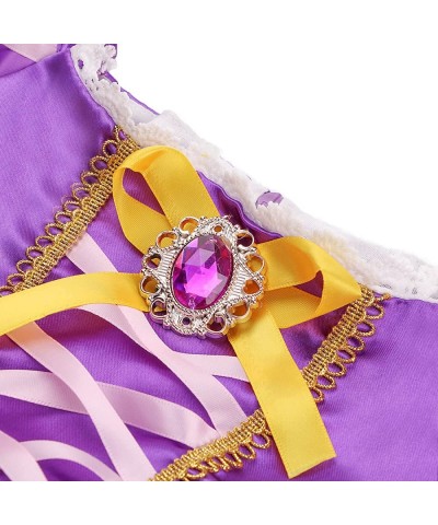 Princess Dresses for Girls Purple Halloween Costumes Princess Dress up Clothes for Little Girls $46.85 Kids' Costumes