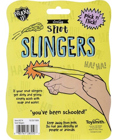 Stretchy Snot Slingers Prank Toy Finger Flicking Fun $12.69 Gags & Practical Joke Toys