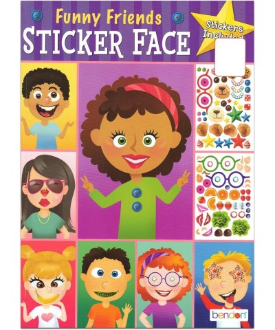 Create a Face Sticker Set - Bundle with 5 Create a Face Sticker Books for Kids Toddlers Boys Girls Featuring Animals Treats a...