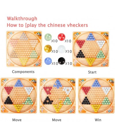 2 in 1 Wooden Chess Set Chinese Checkers Board Table Games for Kids Adults Family. $42.07 Board Games