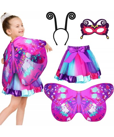 4 Pieces Kids Butterfly Costume Tutu Skirt Girl Halloween Dress Up Cape with Cover Tentacle Headband for Halloween Party $27....