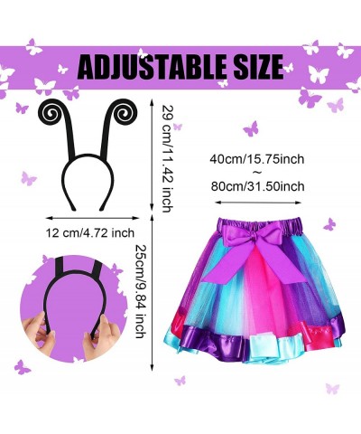 4 Pieces Kids Butterfly Costume Tutu Skirt Girl Halloween Dress Up Cape with Cover Tentacle Headband for Halloween Party $27....