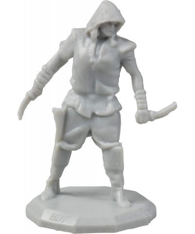 28 Paintable Fantasy Mini Figures- All Unique Designs- 1" Hex-Sized Compatible with DND Dungeons and Dragons & Pathfinder and...