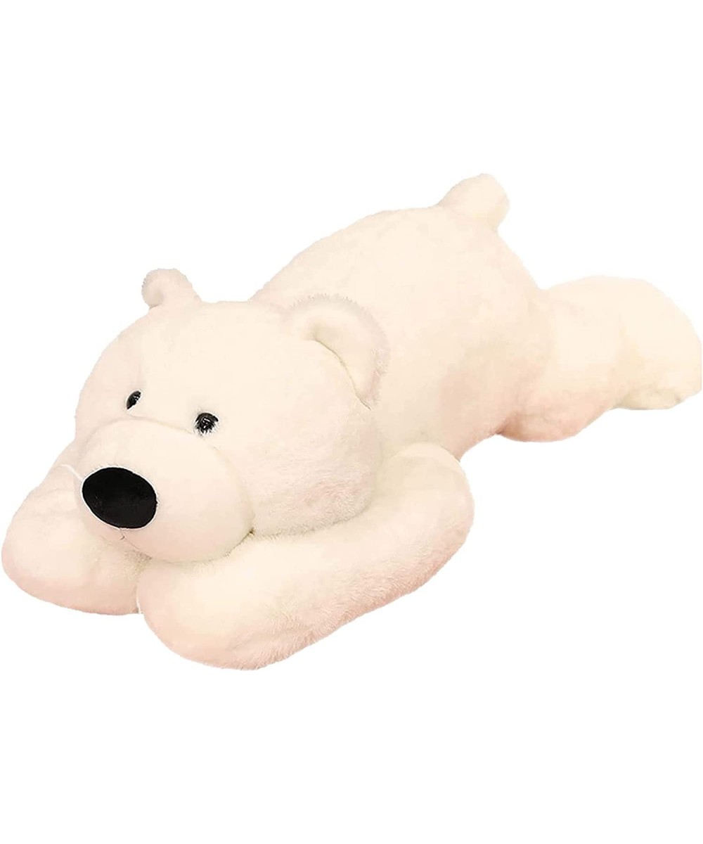 Weighted Stuffed Animals for Anxiety 3.3 lbs Weighted Polar Bear Stuffed Animal Toy White Bear Weighted Plush Animals Throw P...