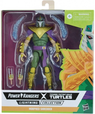 TMNT Power Rangers Lightning: Green Ranger Shredder Deluxe Action Figure $45.42 Action Figures