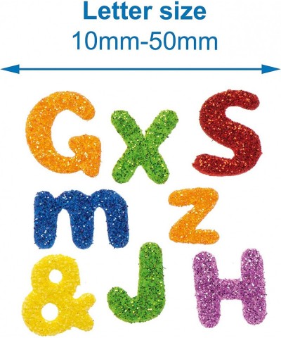 EX594 Glitter Foam Letters for Decorating- Pack of 850 Foam Stickers for Kids Kids Craft Stickers Childrens Self Adhesive Sti...