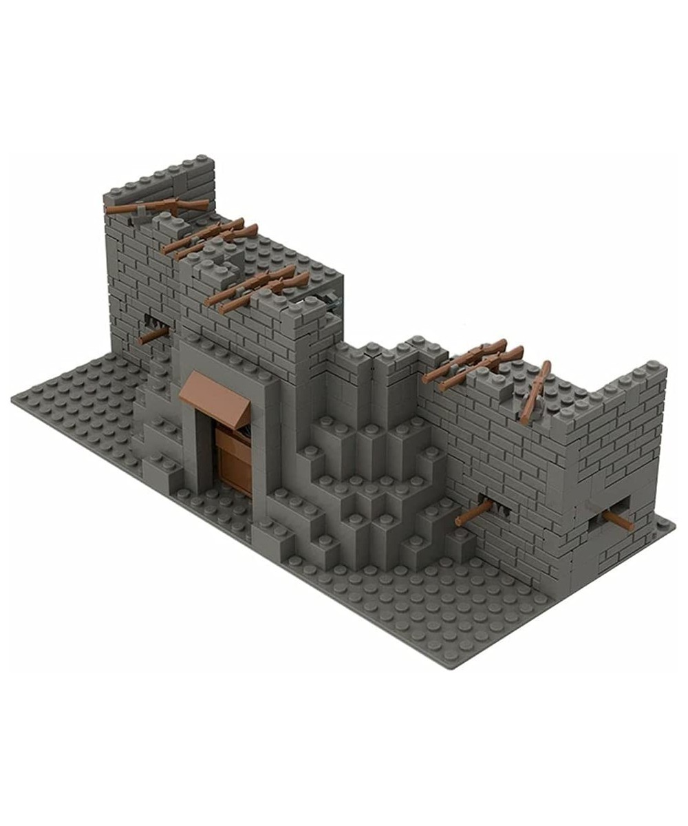 Military Series Rifle Fortress Scene Bricks Model Set Simulation Military War Scene Equipment Accessories DIY Creative Educat...