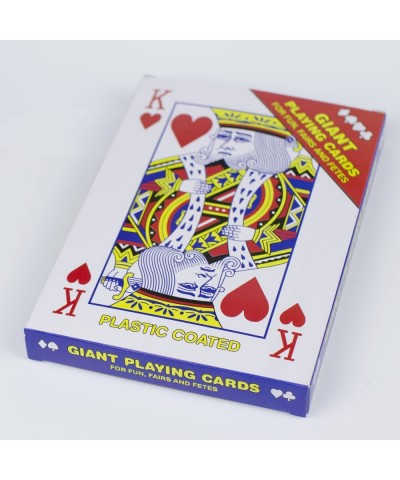 Jumbo Giant Playing Card Deck - 5x7 Inch Large Poker for Seniors Super Big Game Card Set Oversize Bridge Cards Huge Magic Pok...