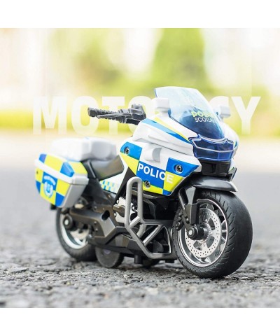 Police Motorcycle Toy - Pull Back Toy Motorcycle with Sound and Light Toy Toy Motorcycles for Boy Toys for 3-9 Year Old Boys ...