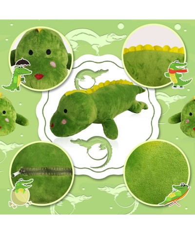 Reversible Crocodile Plush Toys Soft and Cute Flip Stuffed Alligator from Egg to Baby Crocodile Interesting Gift for Boys and...