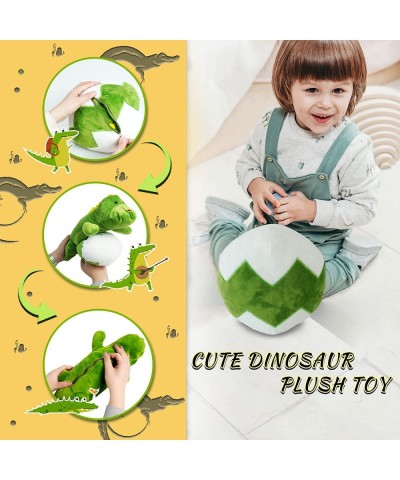 Reversible Crocodile Plush Toys Soft and Cute Flip Stuffed Alligator from Egg to Baby Crocodile Interesting Gift for Boys and...