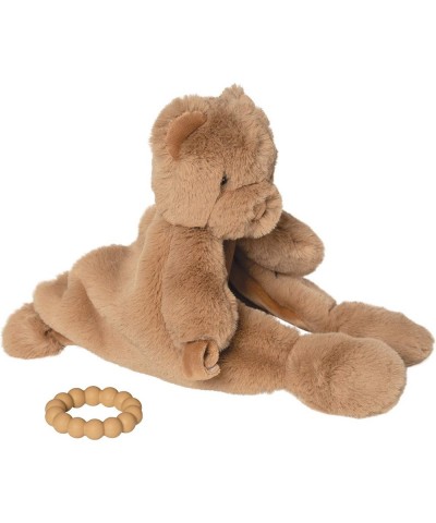 Sleepy Time Bear Plush Baby Lovie Blankie with Removable Silicone Teether Ring $29.04 Baby Teether Toys