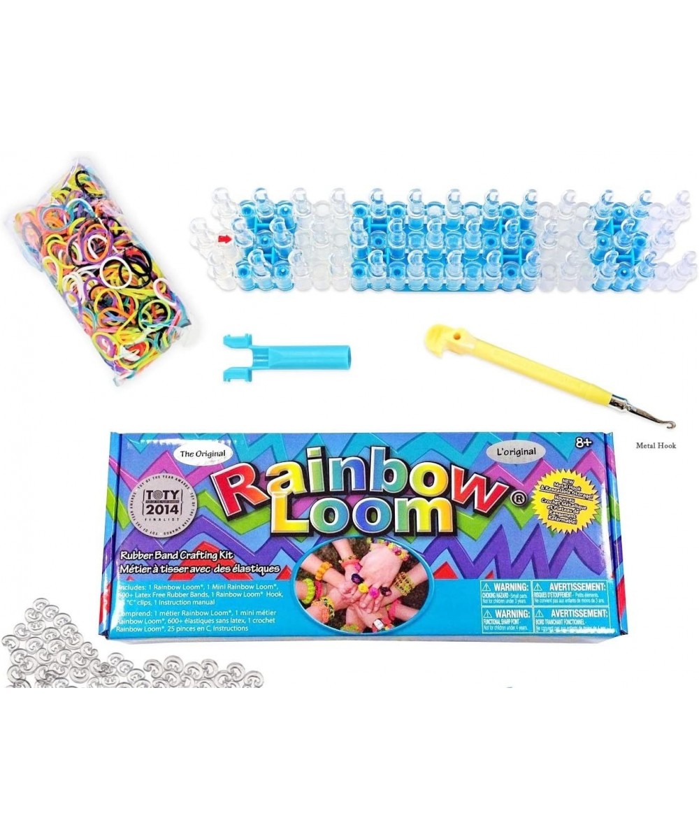 Crafting Kit includes Loom Metal Hook Mini Rainbow Loom 600 Rubber Bands + 24 Clips $29.33 Craft Kits