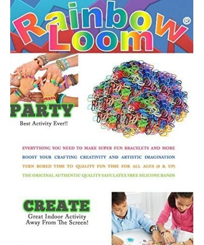 Crafting Kit includes Loom Metal Hook Mini Rainbow Loom 600 Rubber Bands + 24 Clips $29.33 Craft Kits