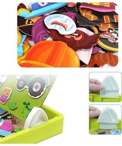 Magnetic Puzzles Face Dress Up Travel Game Double Side Preschool Educational Learning Toy for Kids $32.06 Magnet Toys