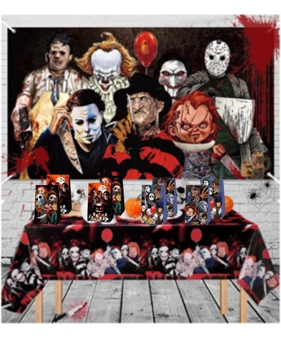 12pcs Horror Movie Party Favor Gift Bags Halloween Birthday Party Supplies for Chucky Party Decorations $21.23 Kids' Party Fa...