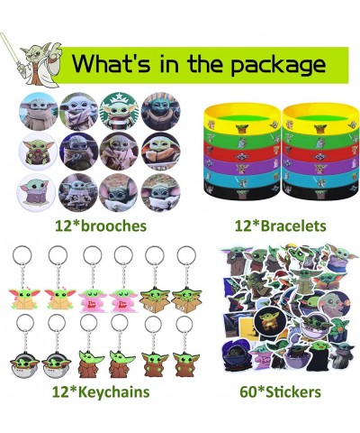 Party Favors 96 Birthday Party Gifts Including 12 Bracelets 12 Keychains 12 Button Pins and 60 Children’s Stickers The Best G...