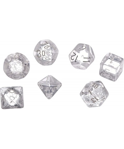 Polyhedral 7-Die Translucent Dice Set - Clear $25.16 Game Accessories