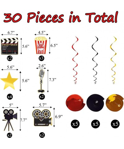 Movie Night Party Supplies Hanging Decorations - 30pcs Hollywood Movie Theme Party Decorations $22.70 Kids' Party Decorations