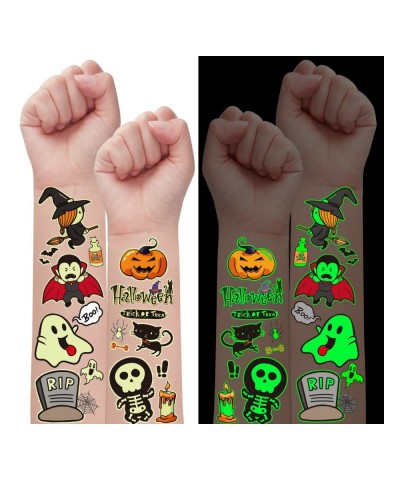 125 Styles Glow Halloween Birthday Party Decorations Temporary Tattoos for Kids Luminous Halloween Party Supplies Favors Hall...