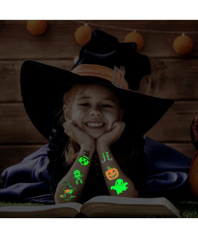 125 Styles Glow Halloween Birthday Party Decorations Temporary Tattoos for Kids Luminous Halloween Party Supplies Favors Hall...