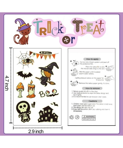 125 Styles Glow Halloween Birthday Party Decorations Temporary Tattoos for Kids Luminous Halloween Party Supplies Favors Hall...