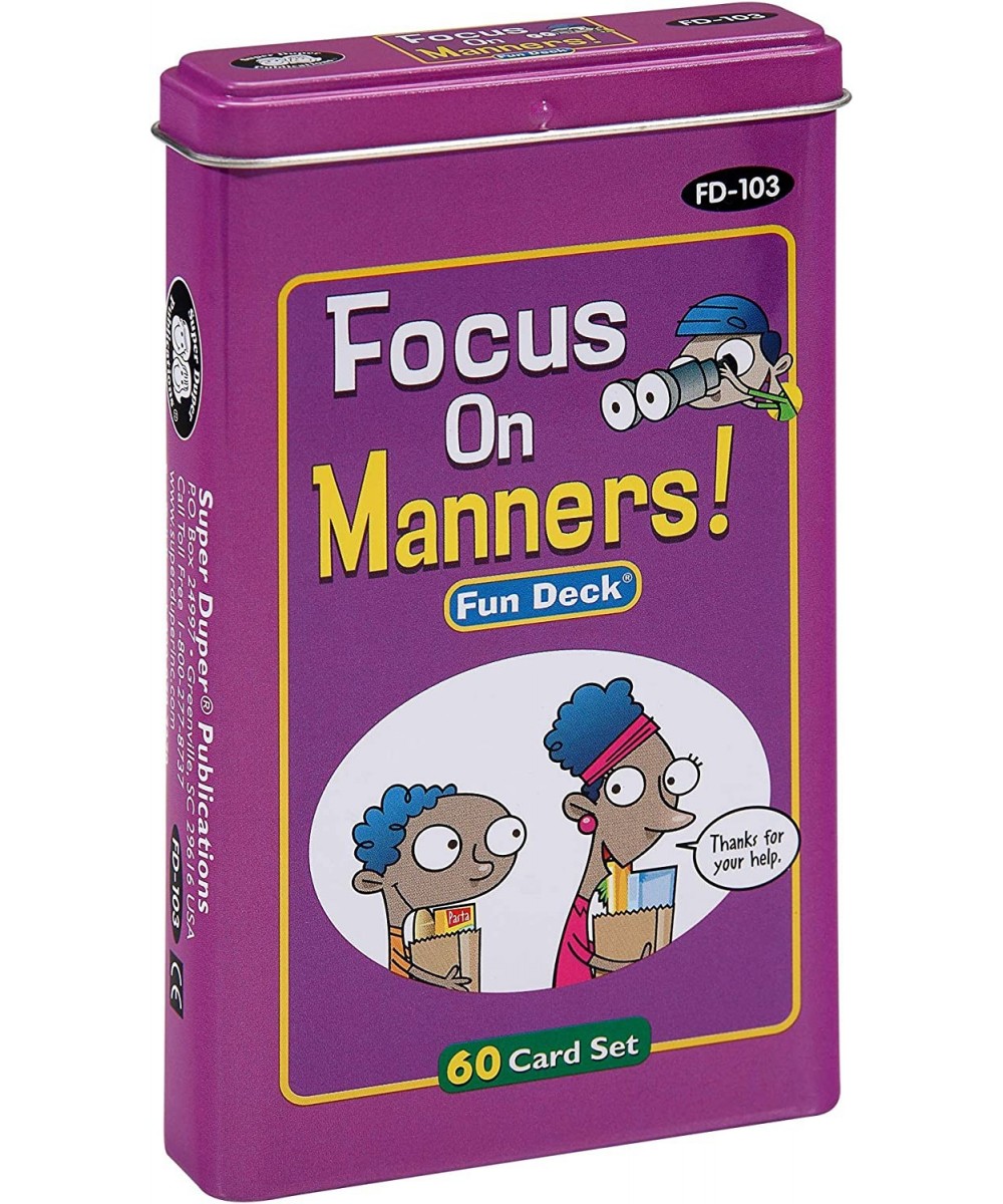 | Focus on Manners Fun Deck | Behavior and Social Skills Flash Cards | Educational Learning Materials for Children $36.93 Ele...