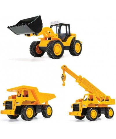 Chunkies Contruction Front Loader Tractor Crane Truck and Dump Truck Triple Pack Toy Vehicles CHP02 $41.36 Kids' Play Constru...