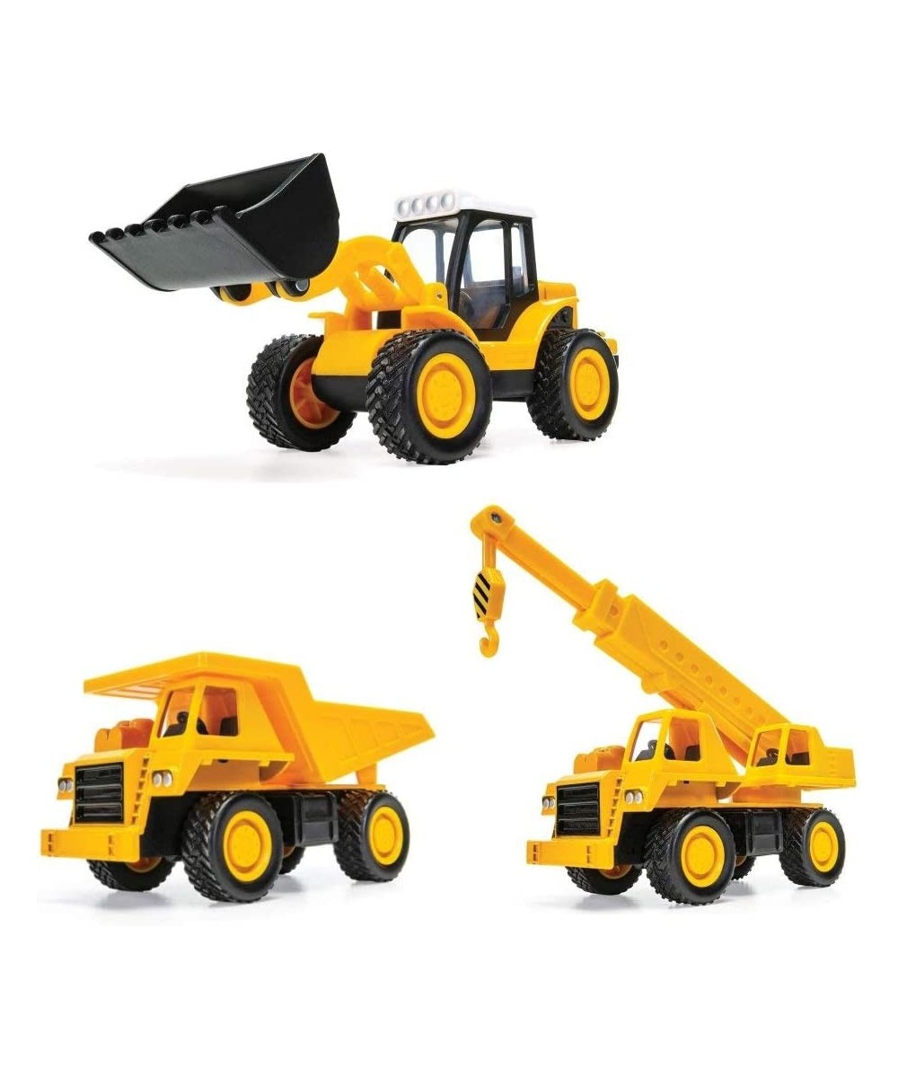 Chunkies Contruction Front Loader Tractor Crane Truck and Dump Truck Triple Pack Toy Vehicles CHP02 $41.36 Kids' Play Constru...