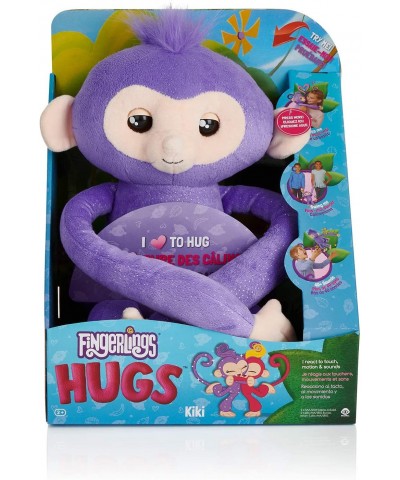 Fingerlings HUGS - Kiki - Advanced Interactive Plush Baby Monkey Pet - (Amazon Exclusive) $31.74 Plush Interactive Toy Figures