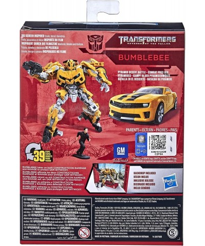 Toys Studio Series 74 Deluxe Class Revenge of The Fallen Bumblebee & Sam Witwicky Figure Ages 8 and Up 4.5-inch $50.00 Action...