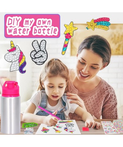 Decorate Your Own Water Bottle for Girls Ages 4 5 6 7 8 9 10 11 12 Arts and Crafts for Kids DIY with Tons of Glitter Gem Diam...