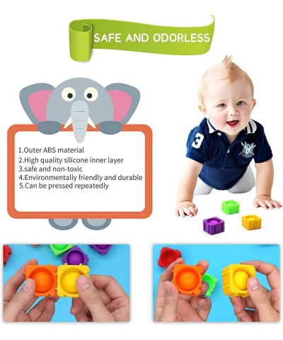 25PCS Bubble Fidget Pop Blocks Toy Pop Fidget Sensory Toys Dimple Fidget for Kids Adults Autistic Children Toddler Educationa...