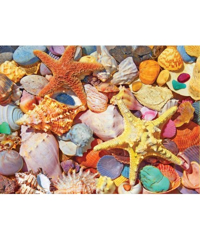 Puzzles Beach Shells - 500 Piece Jigsaw Puzzle $30.04 Jigsaw Puzzles