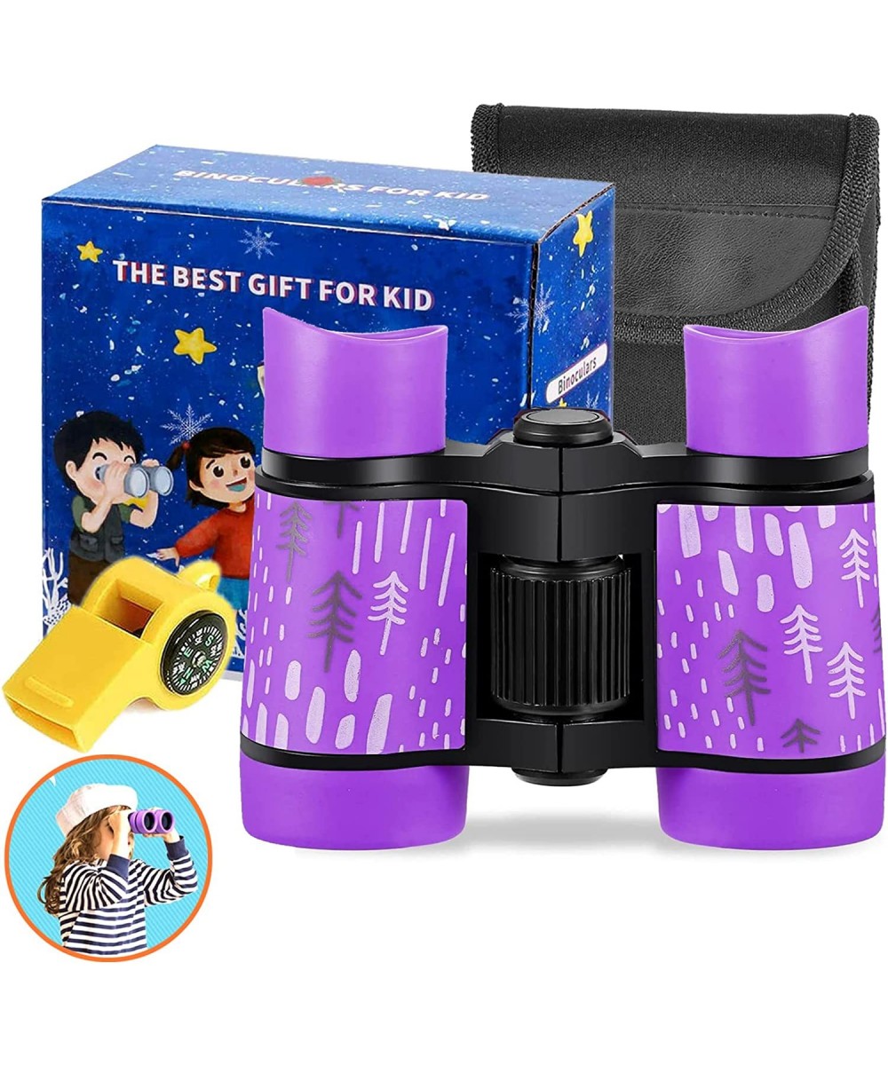 Kid Binoculars High Resolution Best Gifts for 3-12 Years Boys Girls Optics Shockproof Mini Compact Binocuolar Toys Folding Sm...