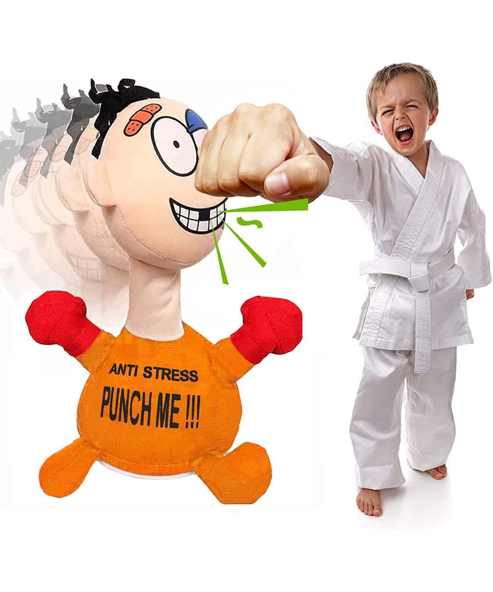 Stress Relief Boxing Desk Toys Anti Stress Plush Screaming Doll Comfortable Touching Me Decompress Toys Funny Gifts for Frien...