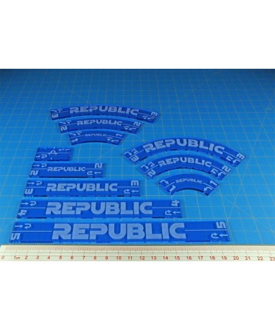 Space Fighter 2nd Edition Republic Maneuver Gauge Set Fluorescent Blue (11) $51.15 Game Accessories