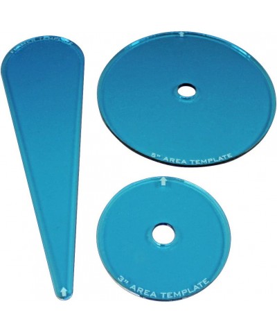 Armageddon Template Set Fluorescent Blue (3) $33.30 Game Accessories