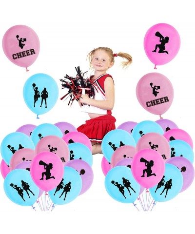 50PCS Cheerleading Party Latex Balloons - Sport Cheerleading Game Girl Cheer Dance Party Baby Shower Birthday Party Supplies ...