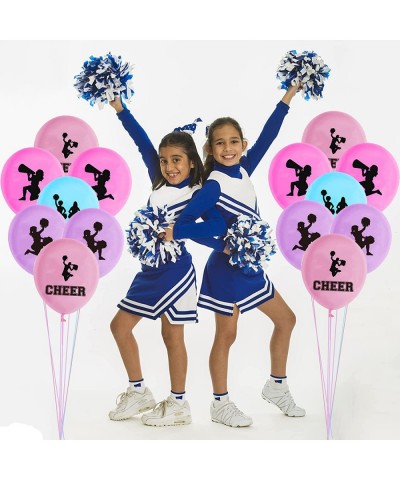 50PCS Cheerleading Party Latex Balloons - Sport Cheerleading Game Girl Cheer Dance Party Baby Shower Birthday Party Supplies ...