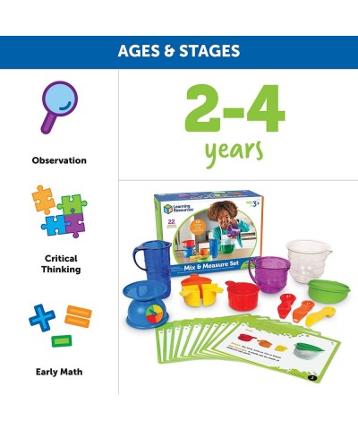 Mix And Measure Activity Set Experiment Mixing Tools 22 Pieces Ages 3+ $51.20 Educational Science Kits