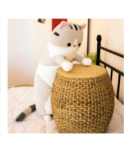 Cute Plush Cat Doll Cartoon Soft Stuffed Cat Pillow Plush Long Throw Pillow Gift for Girlfriend $46.96 Kids' Plush Toy Pillows