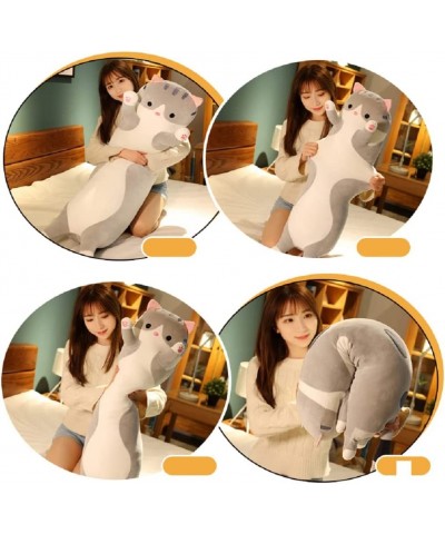 Cute Plush Cat Doll Cartoon Soft Stuffed Cat Pillow Plush Long Throw Pillow Gift for Girlfriend $46.96 Kids' Plush Toy Pillows