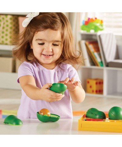 Learn-A-Lot Avocados - 9 Pieces Ages 18+ months Toddler Social Emotional Learning Toys Develops Fine Motor Skills Toddler Lea...