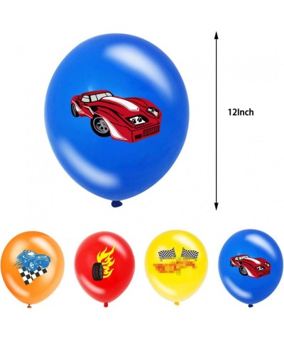 Hot Race Car Birthday Party Supplies Race Car Wheels Birthday Decorations Includes Banner Tablecloth Balloons Cake Toppers $3...