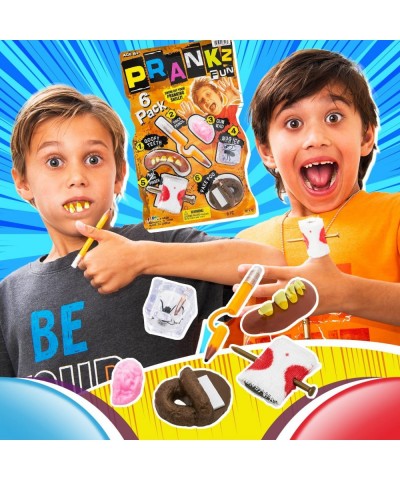 Pranks Kit for Kids Gags Toys (2 Sets) 6 Different Cool Stuff Scary Prop Set. Party Favor Bag Toy. Prankz Gaging Fun Pranking...